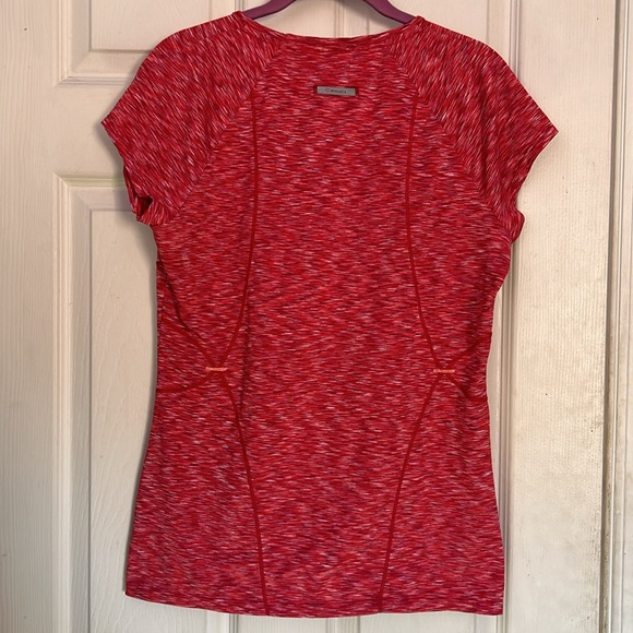 Athleta cap sleeve multicolor athletic top size medium - Picture 2 of 4